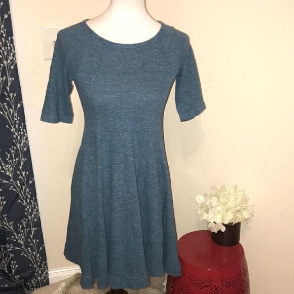 Ganni Threaded Trails Winter Jersey Dress - Picture 1 of 8